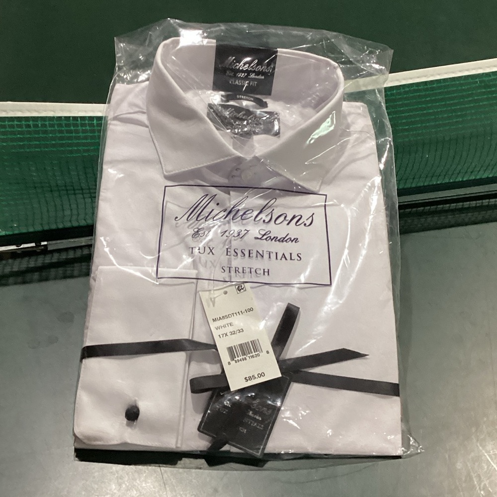 Classic White Dress Shirt for Men